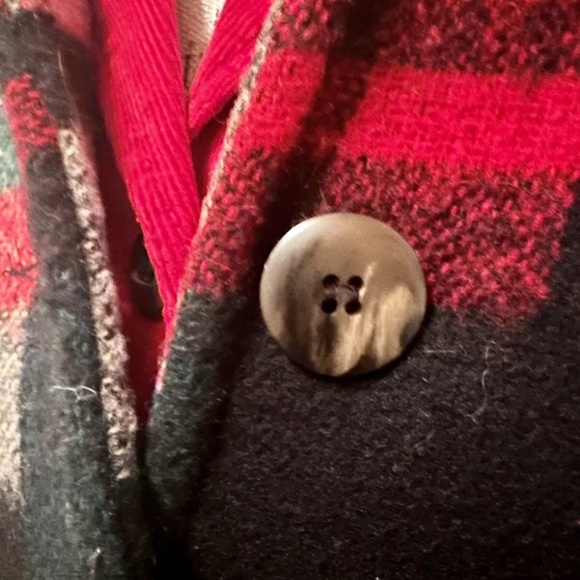 Vintage Women’s Eddie Bauer Mackinaw Wool Jacket Buffalo Plaid Check Small EUC - Picture 5 of 5